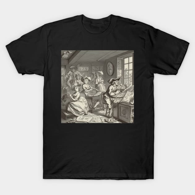 William Hogarth T-Shirt by ComicsFactory